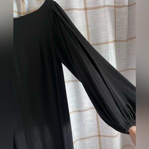 Laundry Black Professional Dress with Open Long Sleeves